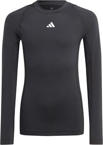 adidas Baselayer Techfit - Schwarz Kinder L/S