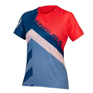 Endura Damen SIngleTrack Print T-Shirt LTD Granatapfel L