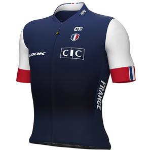 Alé FRANSE NATIONAAL TEAM Shirt met korte mouwen 2023 fietsshirt met korte mouwen, v