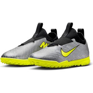 Nike Jr. Zoom Mercurial Vapor 15 Academy - Maat 38 - XXV TF Voetbal schoenen kinderen zilver