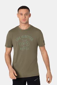 Supernatural M Better Bike Tee Donkerkaki