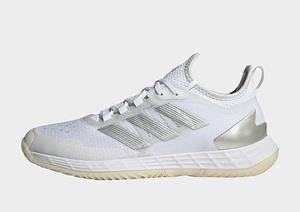 Adidas Adizero Ubersonic 4.1 Tennis Schoenen - Cloud White / Silver Metallic / Grey One- Dames