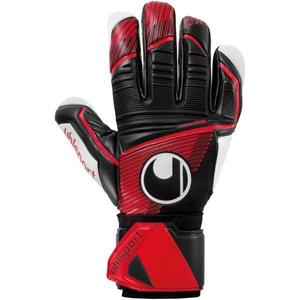 Uhlsport Torwarthandschuhe Powerline Supersoft HN - Schwarz/Rot/Weiß