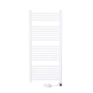 Thermrad Tone-E elektrische handdoekradiator 120x55cm - 600W - wit RAL 9016