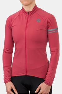 AGU LS Essential Thermo Fietsshirt Donkerroze