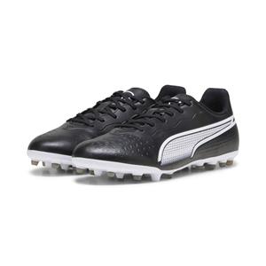 Puma King Match MG voetbalschoenen voor heren in zwart-wit