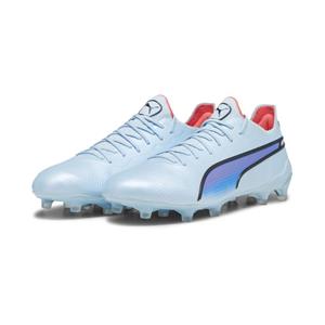 Puma King Ultimate FG/AG Breakthrough - Silver Sky/Zwart/Fire Orchid