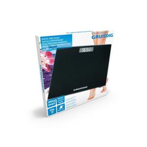 Grundig Personenweegschaal Digitaal 28x28x2,2cm Zwart