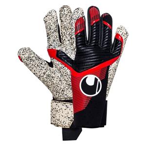 Uhlsport Keepershandschoenen Powerline Supergrip+ - Zwart/Rood/Wit
