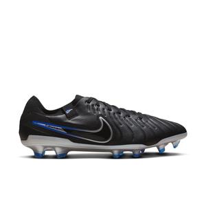 Nike Tiempo Legend 10 Pro FG Shadow - Zwart/Zilver/Blauw