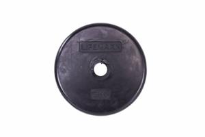 Lifemaxx Rubber Coated Disc - 30 mm - Zwart - 3 kg