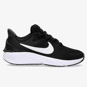 Nike star runner 4 hardloopschoenen zwart/wit kinderen