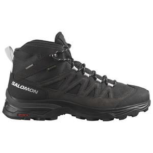 Salomon - Women's X Ward Leather Mid GTX - Wandelschoenen, zwart/grijs