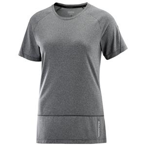 Salomon  Women's Cross Run S/S Tee - Hardloopshirt, grijs