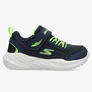 Skechers nitro sprint hardloopschoenen blauw kinderen