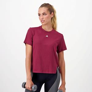 Adidas s2t gym logo sportshirt rood dames dames