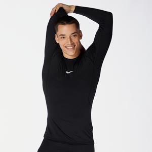 Nike pro run dryfit hardlooptop zwart heren