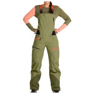 Ortovox  Women's 3L Deep Shell Bib Pants - Skibroek, olijfgroen