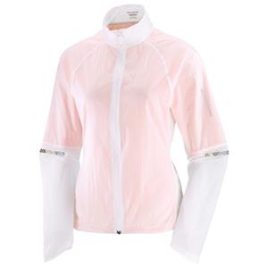 Salomon  Women's Sense Flow Jacket - Hardloopjack, roze/wit