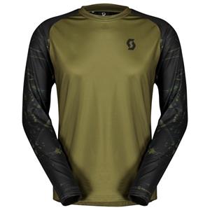 Scott  Trail Storm L/S Tee - Fietsshirt, olijfgroen
