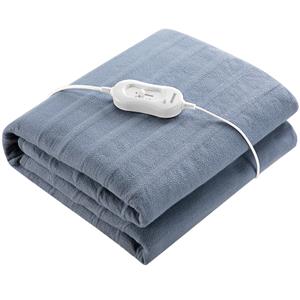 Deuba Elektrische Onderdeken Blauw-Grijs Polyester 190x80cm
