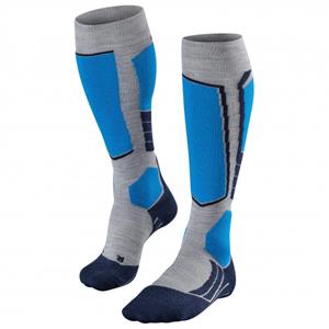 Falke - SK 2 Wool - Skisokken, blauw/grijs
