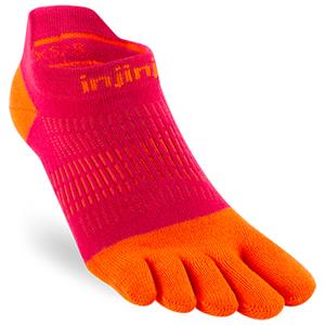 Injinji  Women's Run Lightweight No-Show - Hardloopsokken, rood