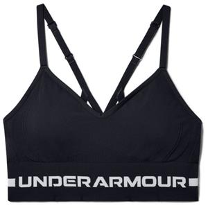 Under Armour  Women's Seamless Low Long Bra - Sportbeha, purper/wit