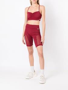 AMIR SLAMA GYM Sport-bh met mesh - Rood