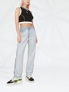 MSGM Sport-bh top met logoprint - Zwart