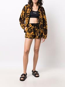 Jil Sander Sport-bh met logoprint - Zwart