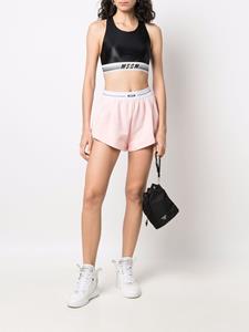 MSGM Top met logo - Zwart