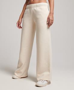 Superdry Vrouwen Wash Rechte Joggingbroek Crème