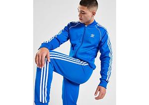 Adidas Originals SST Track Top - Blue Bird / White- Heren