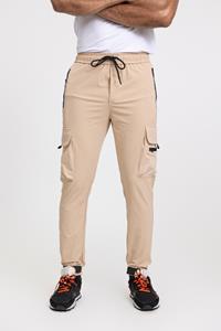 Zayne Jogger heren | Stretch |  | Beige | Italian-Style.nl, 