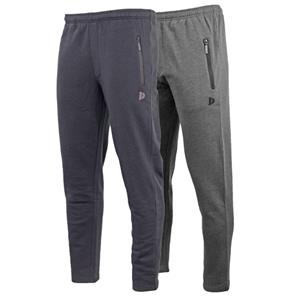 Donnay Donnay Heren - 2-Pack - Joggingbroek rechte pijp Sky - Navy & Donkergrijs