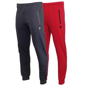 Donnay Donnay Heren - 2-Pack - Joggingbroek Jack - Navy & Donkerrood