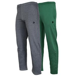 Donnay Donnay Heren - 2-Pack - Joggingbroek Wess - Donkergrijs & Bosgroen