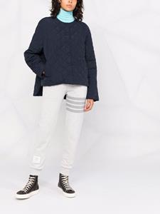 Thom Browne Trainingsshorts met vier strepen - Grijs