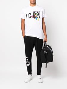 Dsquared2 Trainingsbroek met logoprint - Zwart
