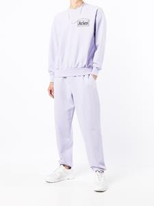 Aries Trainingsbroek met logoprint - Paars