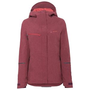 Vaude  Women's Yaras Warm Rain Jacket - Fietsjack, rood