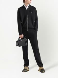 Prada Trainingsbroek met gestreept detail - Zwart