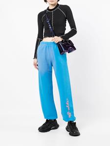 Off-White Trainingsbroek met logoprint - Blauw