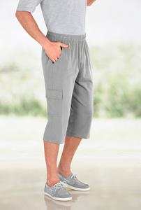 Your Look... for less! Heren Vrijetijdsbroek grijs gemêleerd Größe