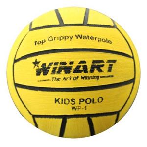 waterpolobal top grippy, geel,