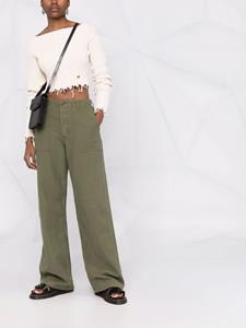 R13 Broek met wijde pijpen - Groen