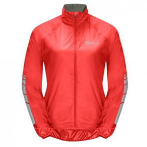 Jack Wolfskin  Women's Morobbia Wind Jacket - Fietsjack, rood