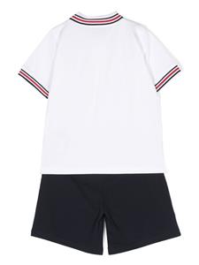 Moncler Enfant Trainingspak met logodetail - Wit