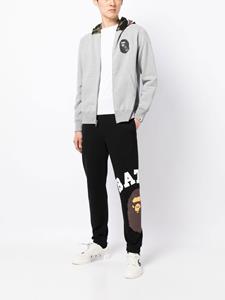 A BATHING APE Trainingsbroek met logoprint - Zwart